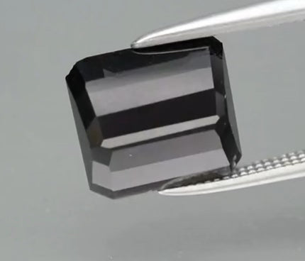 2.51 carat rare purple tourmaline from Mozambique, untreated and GIA certified