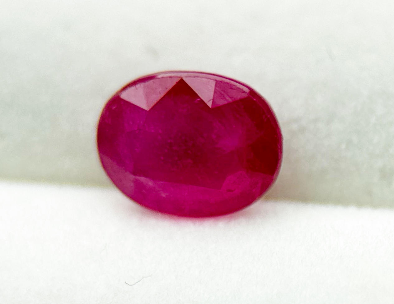 1.61 carat natural unheated ruby from Tanzania, GIA certified