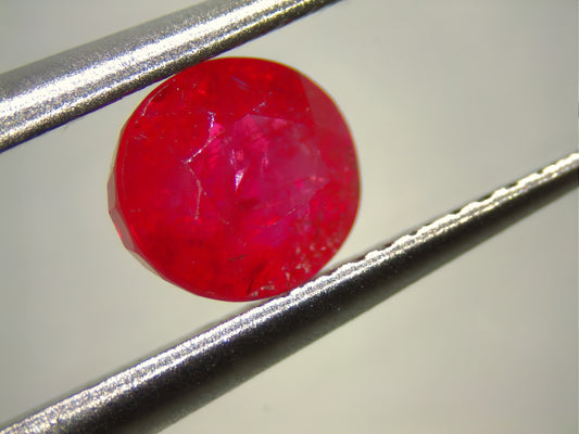 GIA Certified 1.13 carats Red Ruby Unheated/Untreated. GIA report included