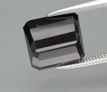 2.51 carat rare purple tourmaline from Mozambique, untreated and GIA certified