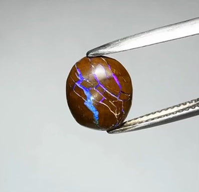 3.32 carat Winton matrix boulder opal, very rare specimen