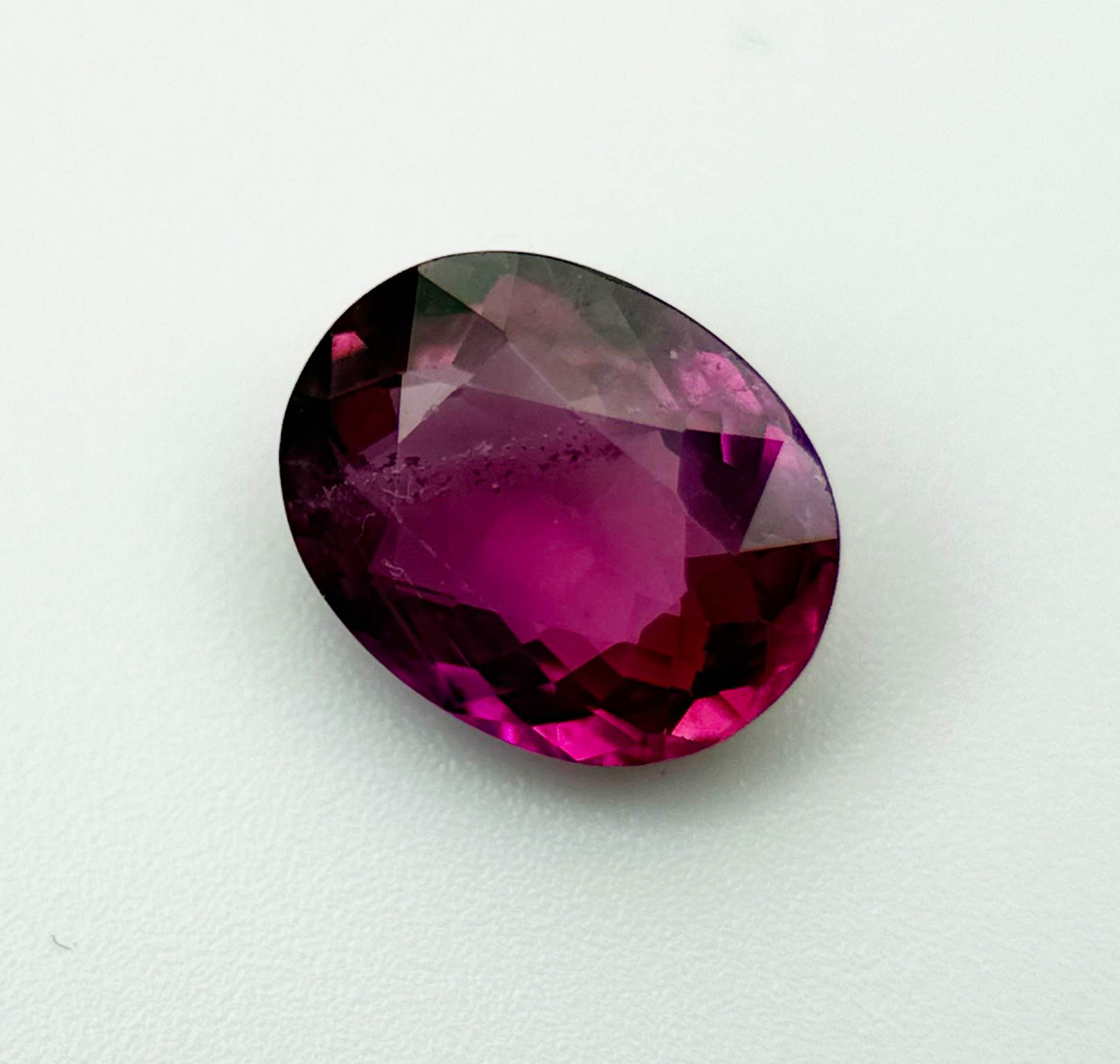 2.36 carat ruby from Mozambique, VVS clarity, standard heated