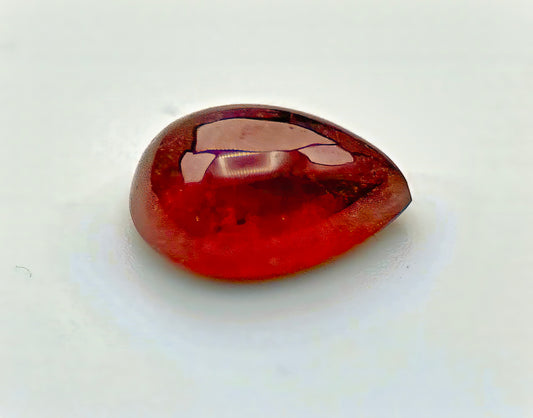 3.13 carat cabochon sapphire from Tanzania, eye clean, standard heated